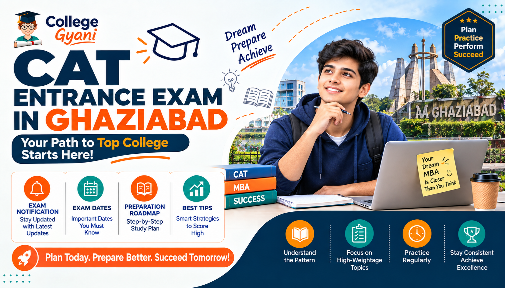 CAT Entrance Exam in Ghaziabad for MBA Preparation